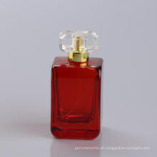 Garrafas de perfume por atacado de revestimento inteiro vermelho